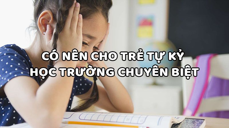 Có nên cho trẻ tự kỷ học trường chuyên biệt? 