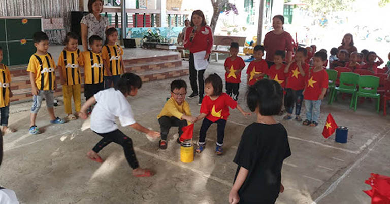 Trò chơi vận động cho trẻ mầm non 